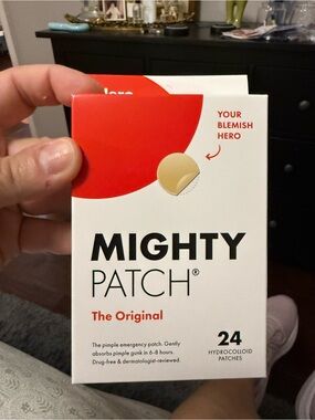 Mighty Patch The Original Hydrocolloid Pimple Patches - Beige/Red/White